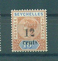 Seychelles sc# 23 mh cat value $21.00
