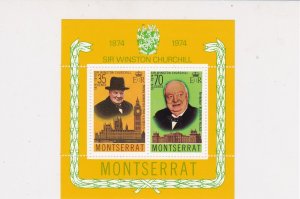 Montserrat Centenary of Birth Sir Winston Churchill MNH Stamps Sheet Ref 27120