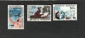 Australian Antarctic Territory SC #L13 #L16-17  J. MASON used stamps