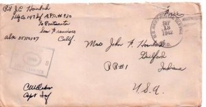 United States A.P.O.'s Soldier's Free Mail 1942 U.S. Army Postal Service, A.P...