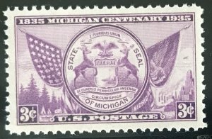 US #775 XF Mint OG NH.   11103