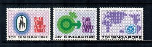 Singapore #215-217  Mint  Scott $3.50