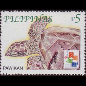 PHILIPPINES 2001 - Scott# 2711e Turtle 5p NH