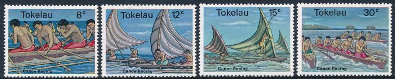 Tokelau Islands 1978 Canoe Racing Set of 4 SG65-68 MH