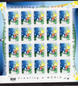 3398 Adoption, MNH sheet/20