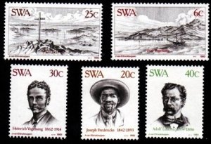 South West Africa SWA 1983 - Centenary of Luderitz  MNH set # 503-507