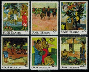 Cook Islands Scott 221-226 Mint never hinged.