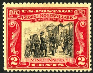 U.S. #651 MINT OG NH