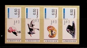 FAROE ISL.2012 POSTAL LABELS - BIRDS - (AF24)