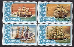 Penrhyn 163 Sailing Ships MNH VF