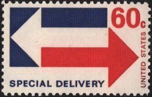 SCOTT  E23  SPECIAL DELIVERY  60¢  SINGLE  MNH  SHERWOOD STAMP