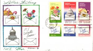 #1805-10 Letter Writing Pugh Forerunner FDC