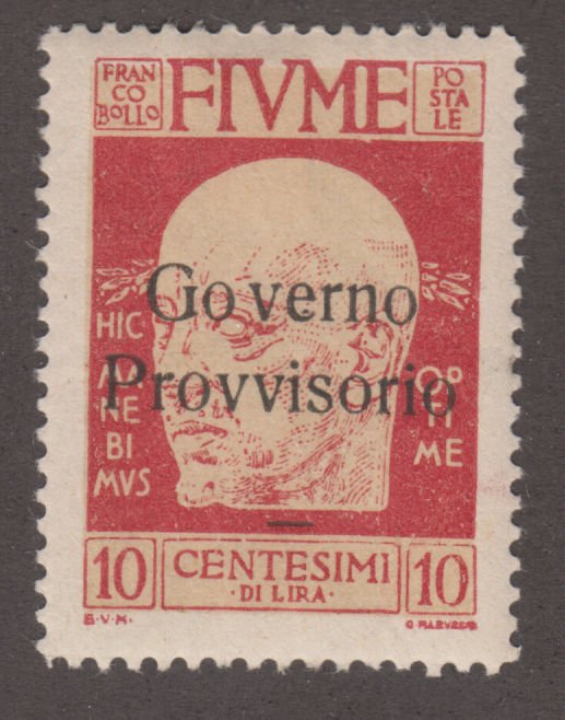 Fiume 135 Gabriele d'Annunzio 1921