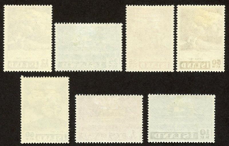 Iceland - Sc #246 - 252, MLH.    2017 SCV $47.50