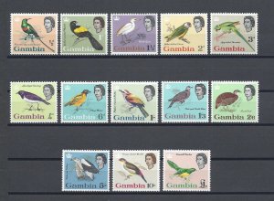 GAMBIA 1963 SG 193/205 MNH Cat £85