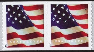 US 5159 (CF2) MNH VF 49 Cent US Flag Pair Counterfeit