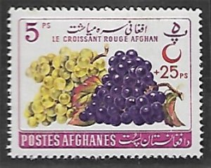 Afghanistan # B44 - Grapes, Surcharged - MNH.....{BLW21}