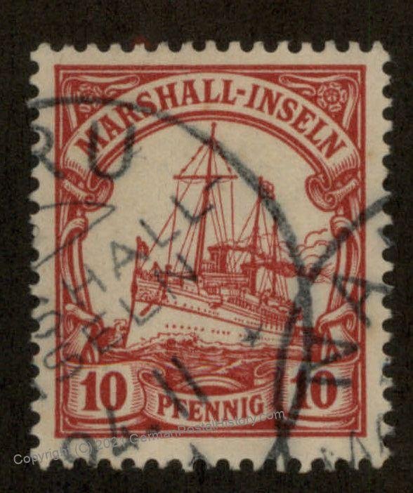 Germany 1901 NAURU Marshall-Inseln Marshall Islands Mi15 10pf 102289