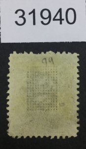 US STAMPS #99 F GRILL USED $1,600 LOT #31940