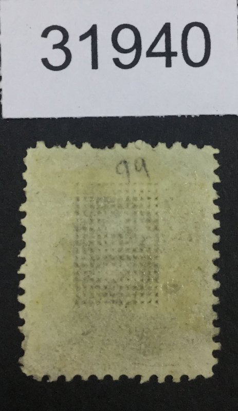 US STAMPS #99 F GRILL USED $1,600 LOT #31940
