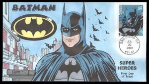 #4084e Batman Collins FDC