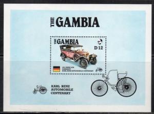 Gambia 628 - Mint-NH - 12d 1913 Benz S/S (1986) (cv $6.50)