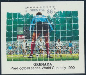 Grenada SC# 1728  MNH  SG MS2016b 1990 World Cup Football see scan /detail  