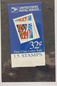 US 1997 Booklet Stars & Stripes #3153 BC126 BK268