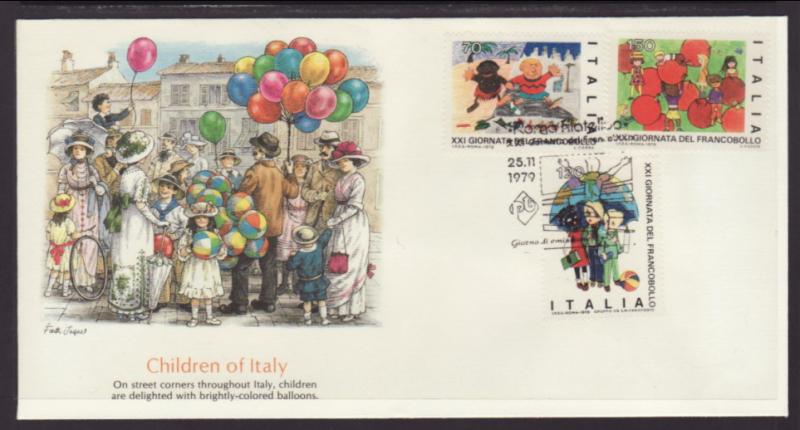 Italy IYC 1979 Fleetwood U/A FDC BIN