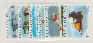 Ross Dependency - New Zealand Scott #1L61-1L66 Stamp - Mint NH Set