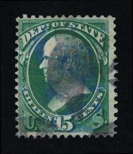 AFFORDABLE GENUINE SCOTT #O64 F-VF USED 1873 CNBC PRINTING STATE DEPT OFFICIAL