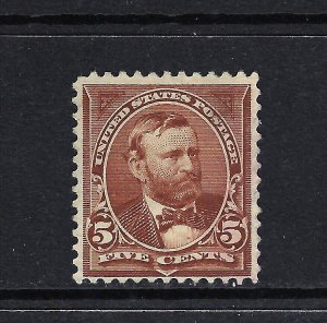 #255 US 5 CENT YELLOW BROWN GRANT-MINT-N/G-FINE-VF 