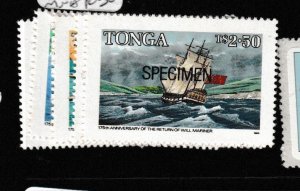 Tonga SC 602-6 Specimen MNH (3gci)