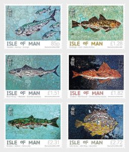 Isle of Man - Postfris/MNH - Complete set Mosaics 2024