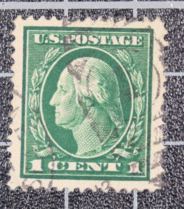 Scott 405 - 1 Cent Washington - Used - PSE Cert Grade 90J SCV - $90.00