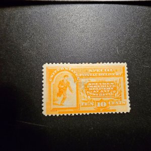 US E3 Mint original gum with a thin & hinge remnant VG stamp CSV 200.00