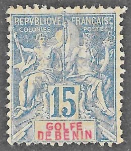 Benin (1893) - Scott #  25,  MH