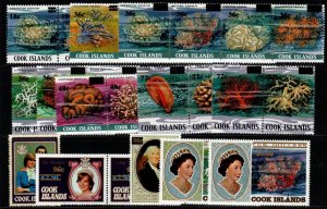 COOK ISLANDS SG884/913 1983 SURCHARGE SET MNH