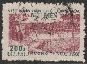 North Vietnam 1956 Sc 48 used perf 11