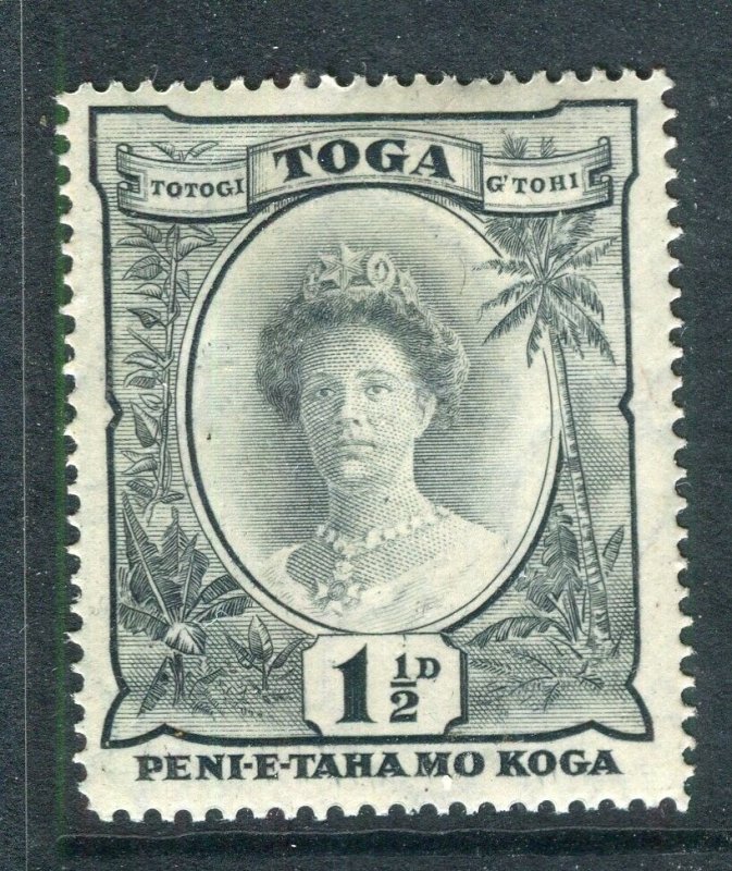 TOGA; 1940s early GVI Royal Pictorial issue Mint hinged Shade of 1.5d. value
