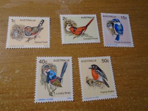 Australia  #  713-15 / 717-18  MNH   Birds  (5/6)