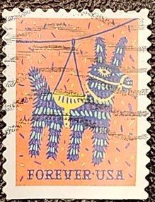 US Scott # 5815;  used (66c) Pinata from 2023; VF; off paper