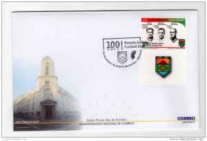 2013 URUGUAY cover FDC MNH SOCCER fussball FOOTBALL futbol WORLD CHAMPION LEG...