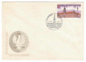 Poland 1987 FDC Stamps Scott 2804 Visit of Pope John Paul II Royal Castle Warsaw