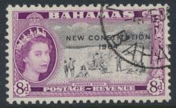 Bahamas  SG 236 SC# 193 Used New Constitution 1964 see scan 