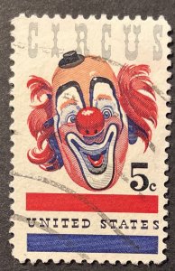 US #1309 Used F/VF 5c CIRCUS 1966 [B55.5.1]