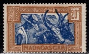 Madagascar - #153 Hova with Oxen - Used