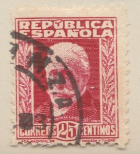 SPAIN 1931 15c without Control Number Used Stamp A29P10F31726-