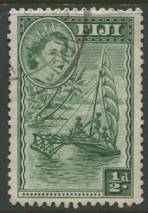 STAMP STATION PERTH Fiji #147 QEII Definitive Issue Used 1954 CV$1.50