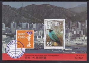 Trinidad and Tobago 517ab Bird Souvenir Sheet MNH VF